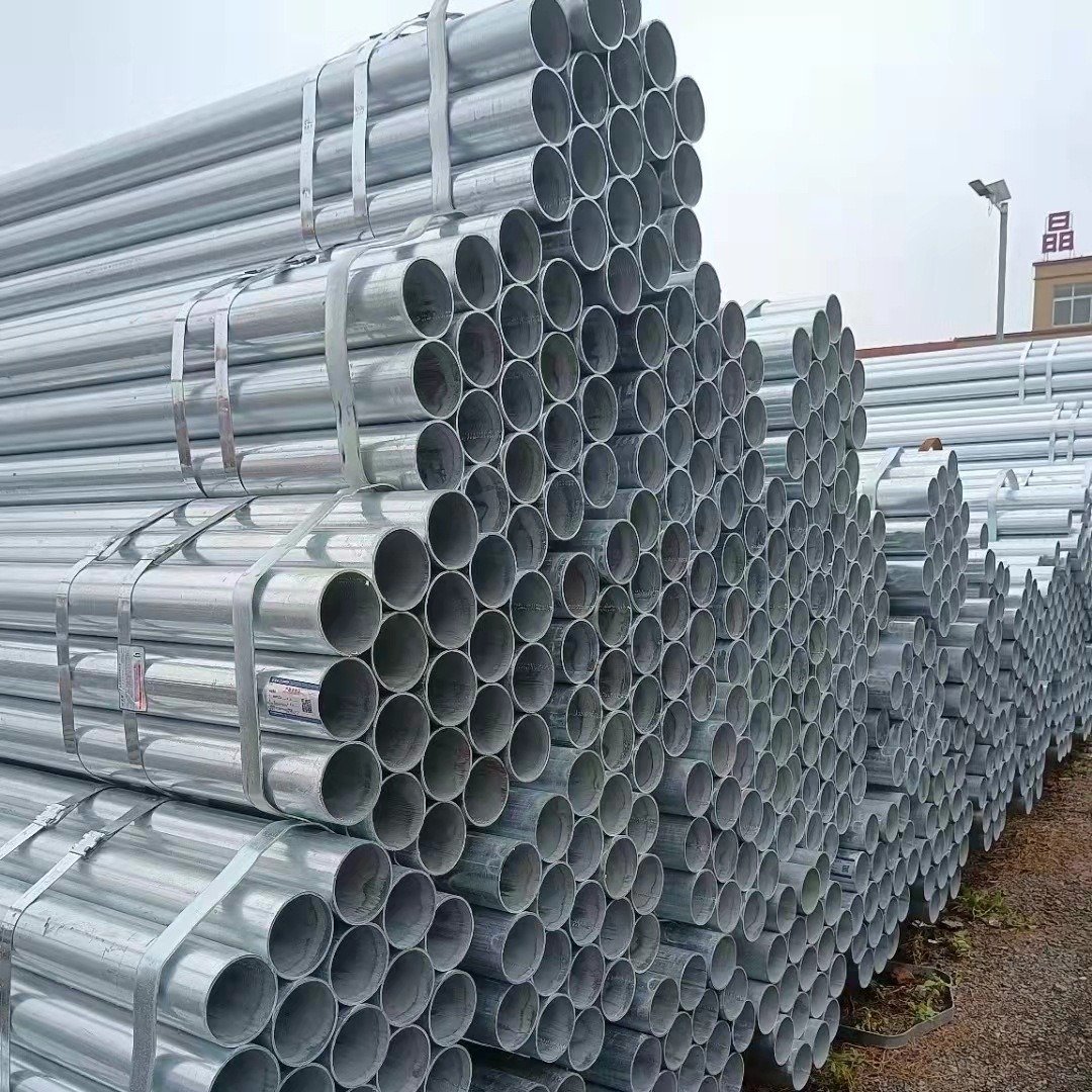 Wholesale hot dip gi seamless galvanized round steel pipe ASTM A106 Sch 40 ERW galvanized metal tube