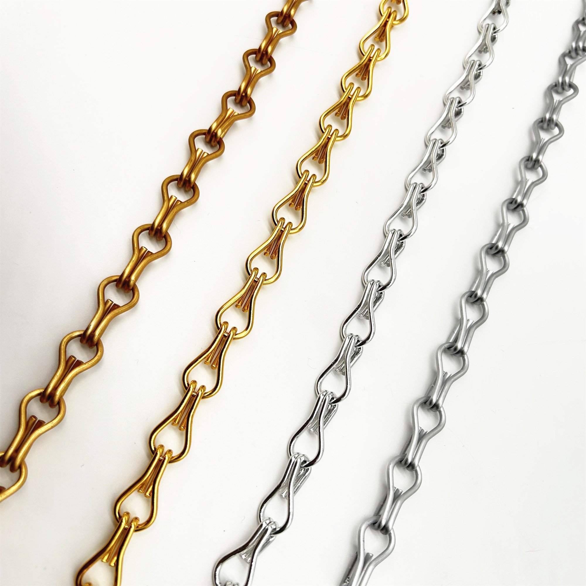 metal double hook chain door curtain and fly screen