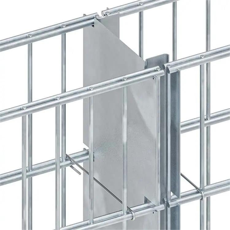Heavy duty gabion basket fence galfan coated gabion stone cage welded gabions boxes wall for landscape retaining wall