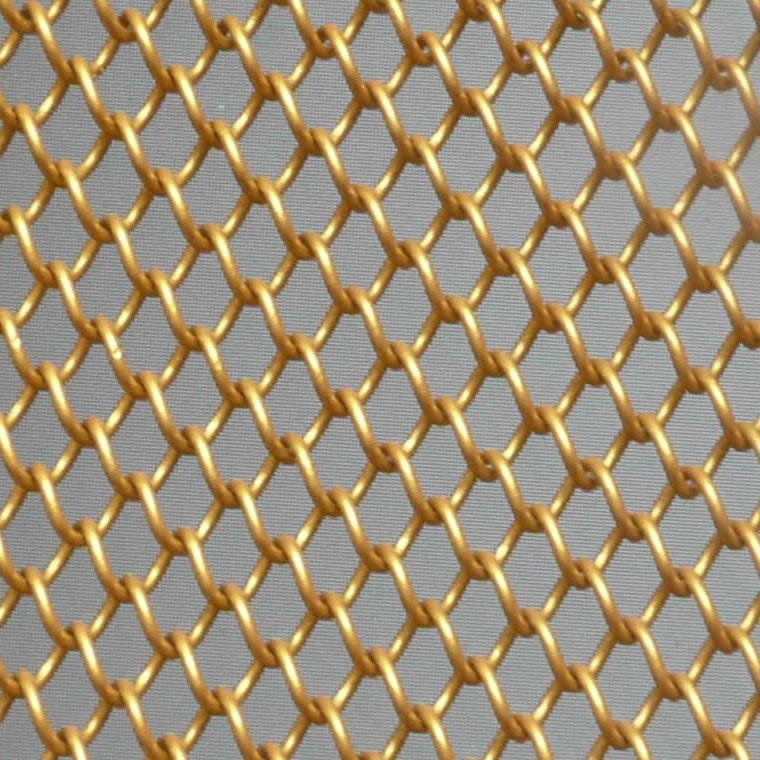 Room divider screen chainlink metal curtain architectural mesh