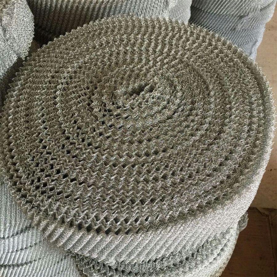 knitted wire mesh tube/stainless steel gas-liquid separate filter/knitted wire mesh filter