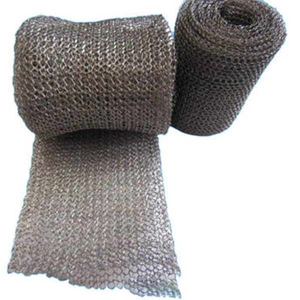 knitted wire mesh tube/stainless steel gas-liquid separate filter/knitted wire mesh filter