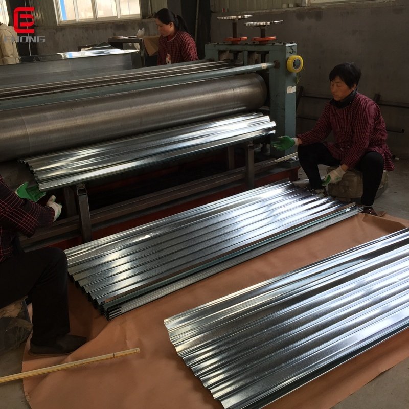 Cheap 22 24 28 Gauge 0.5mm 0.35mm Z150 Z100 Z275 galvanized Zinc Metal Gi corrugated Roofing steel sheets