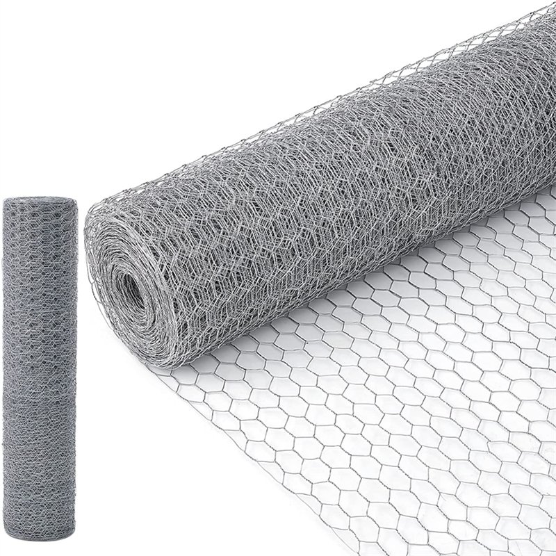 Factory Price Poultry Farm Fence Steel Wire mesh Fabric Hot Dipped Galvanized Hexagonal Chicken Wire Mesh