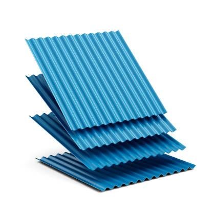 Wholesale Corrugated steel Sheet Metal Color Roofing Sheet Steel Roof Tiles Galvanized Zinc roofing sheet 4x8