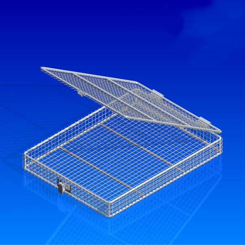 304 Stainless Steel Kitchen Baskets with Perforated Design Rustproof 304 Stainless Steel Mesh Baskets for Kitchen Storage