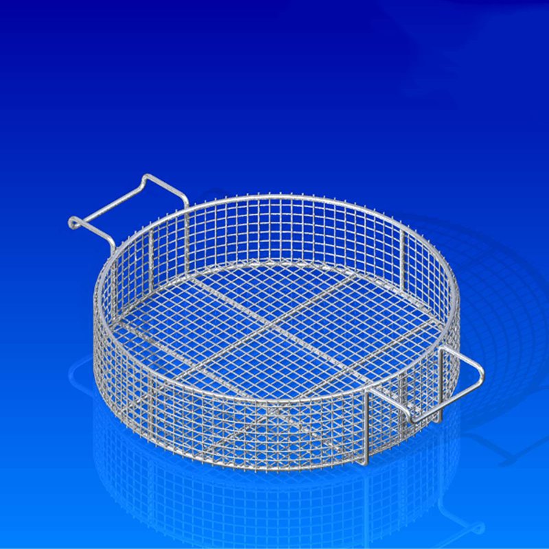 304 Stainless Steel Kitchen Baskets with Perforated Design Rustproof 304 Stainless Steel Mesh Baskets for Kitchen Storage
