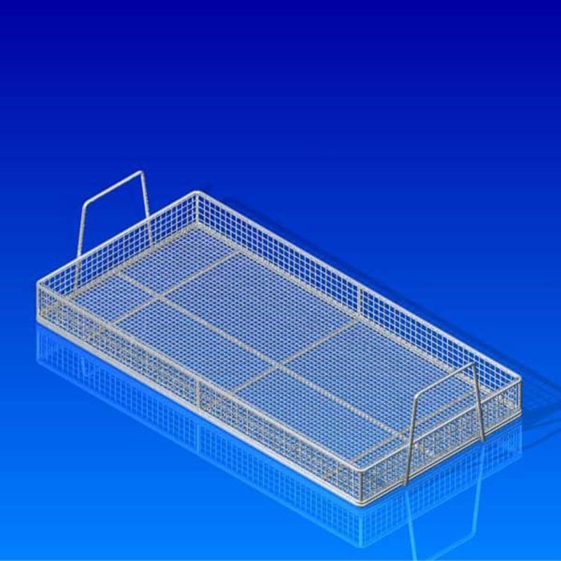 304 Stainless Steel Kitchen Baskets with Perforated Design Rustproof 304 Stainless Steel Mesh Baskets for Kitchen Storage