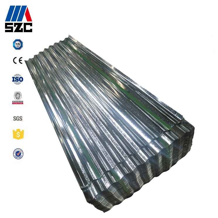 HOT DIPPED DX51D 0.17mm galvanized GI corrugated steel roofing sheet