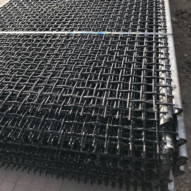 Heavy Industrial Crusher Vibrating Screen Wire Mesh 65Mn Quarry Stone Sand Shaker Screen Vibrating for Aggregate Sieve
