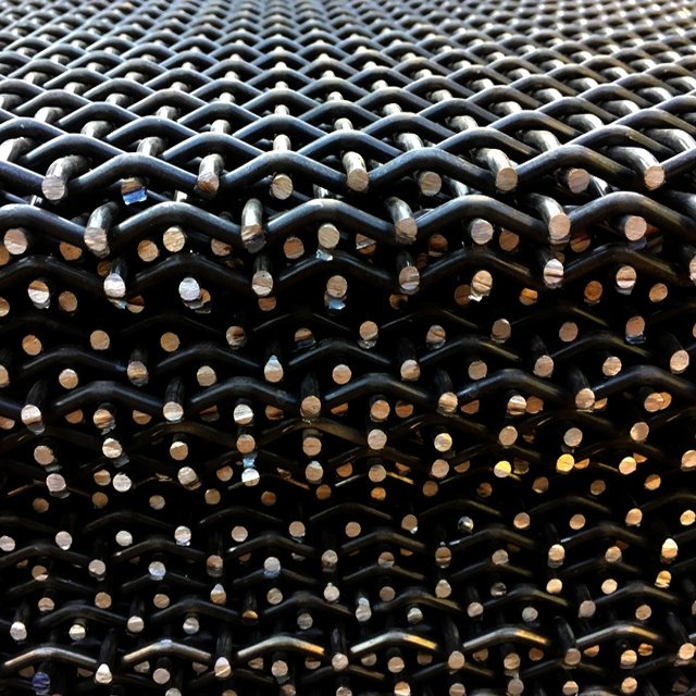 Heavy Industrial Crusher Vibrating Screen Wire Mesh 65Mn Quarry Stone Sand Shaker Screen Vibrating for Aggregate Sieve