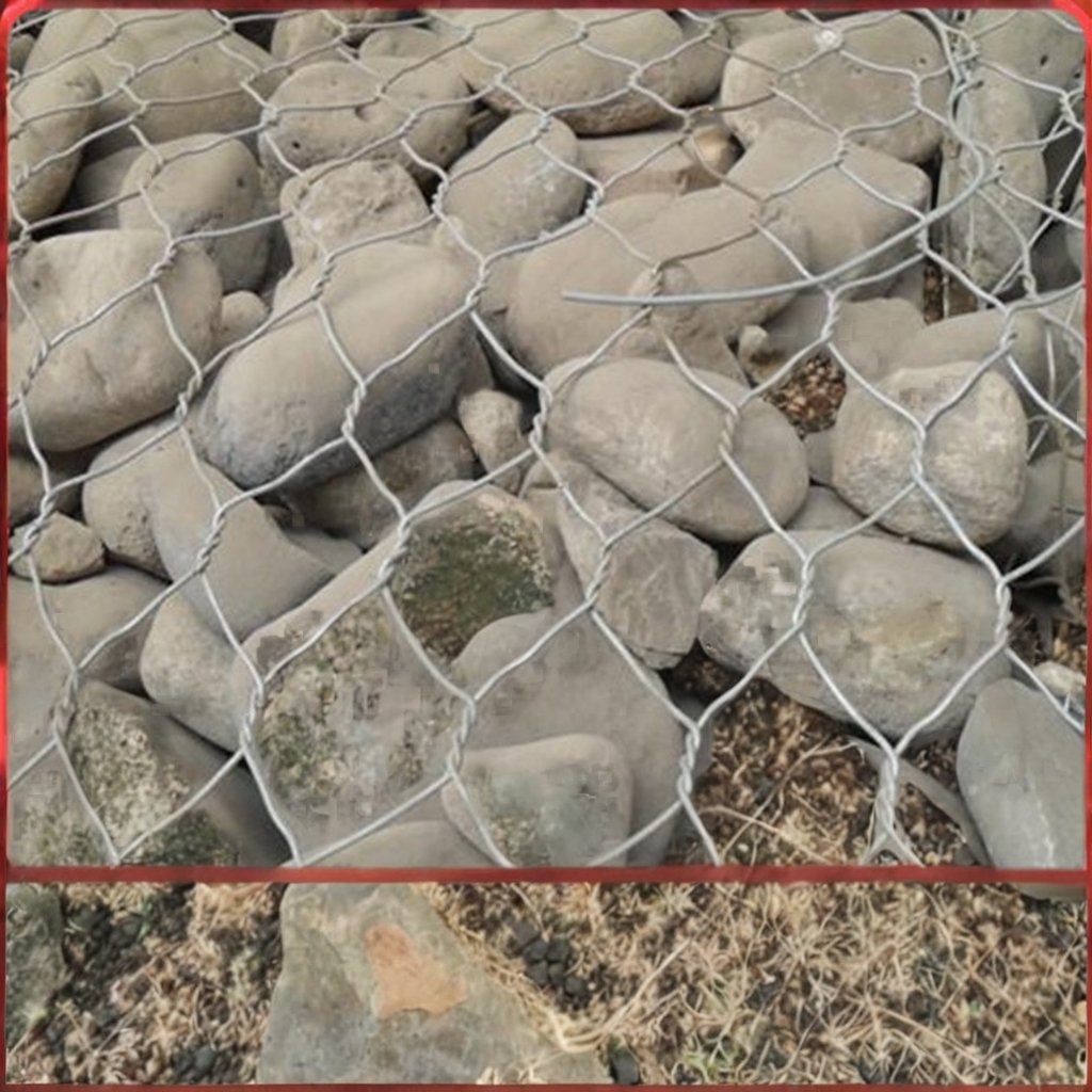 Galvanized Steel Stone Cage Wire Mesh Gabion Box