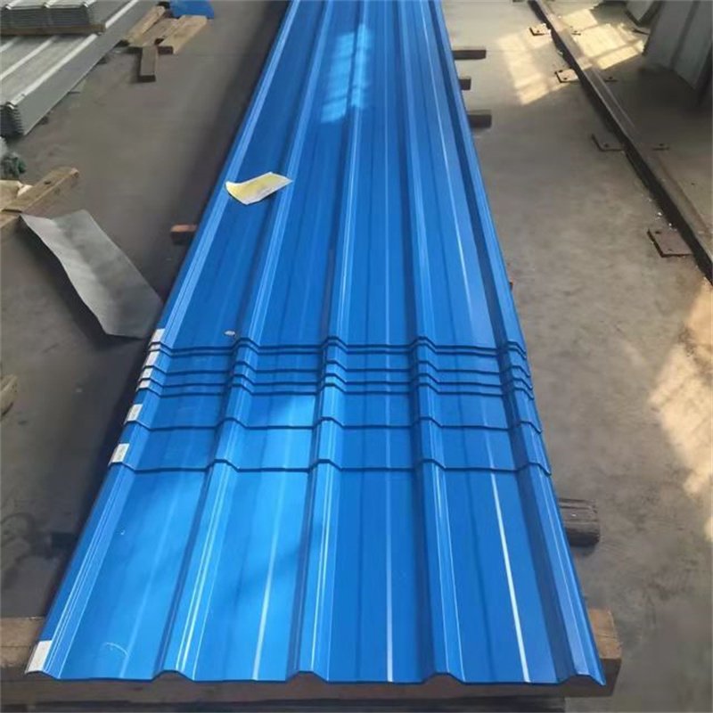 High quality galvanized color coated corrugated steel roofing sheet metal tin roofing