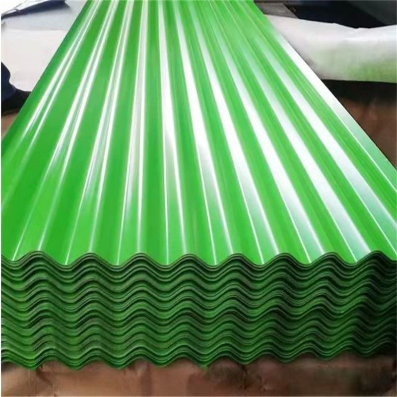 High quality galvanized color coated corrugated steel roofing sheet metal tin roofing