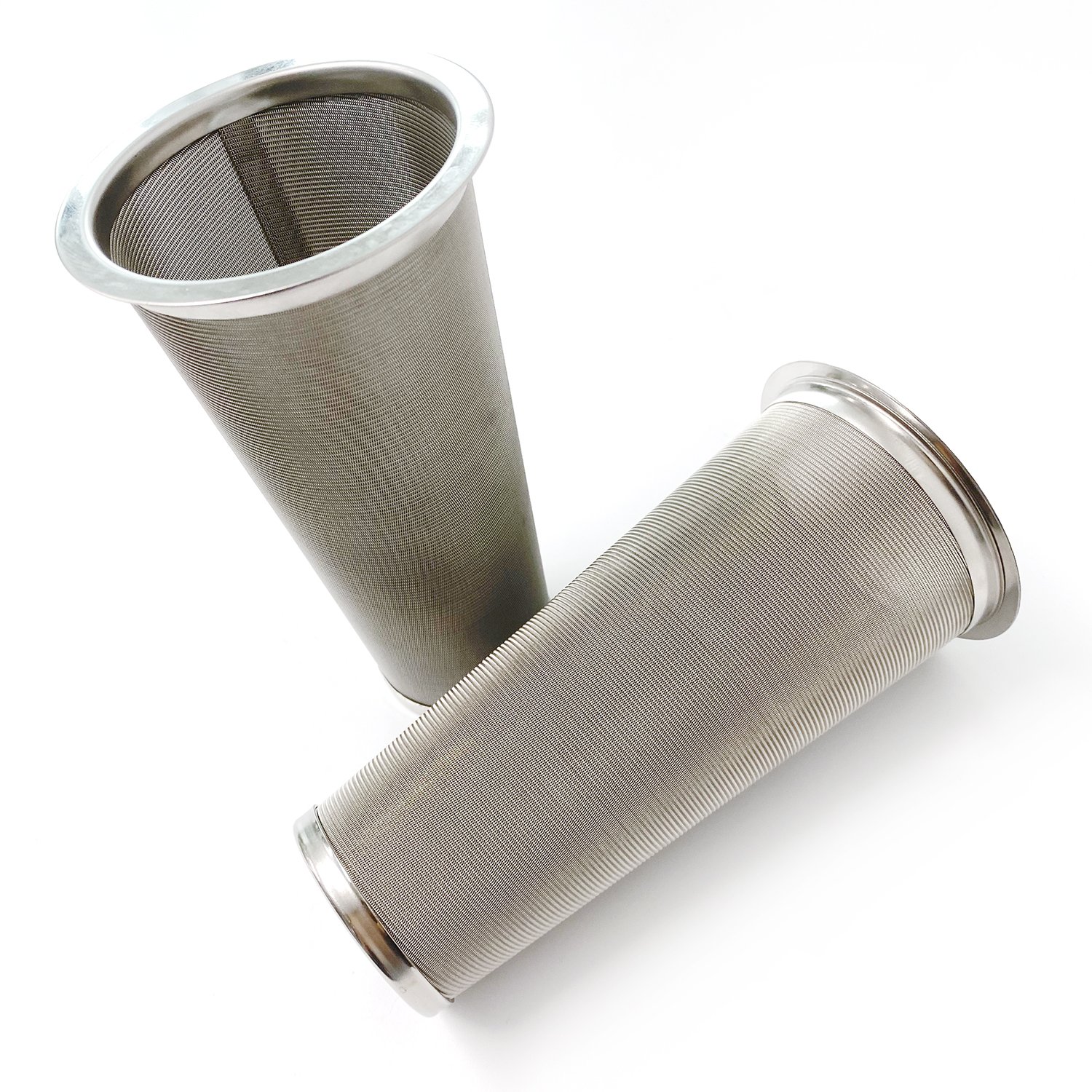 24x110 Mesh 8x15cm 304 Stainless Steel Dutch Wire Mesh Cylinder Cold Brew Coffee Filter