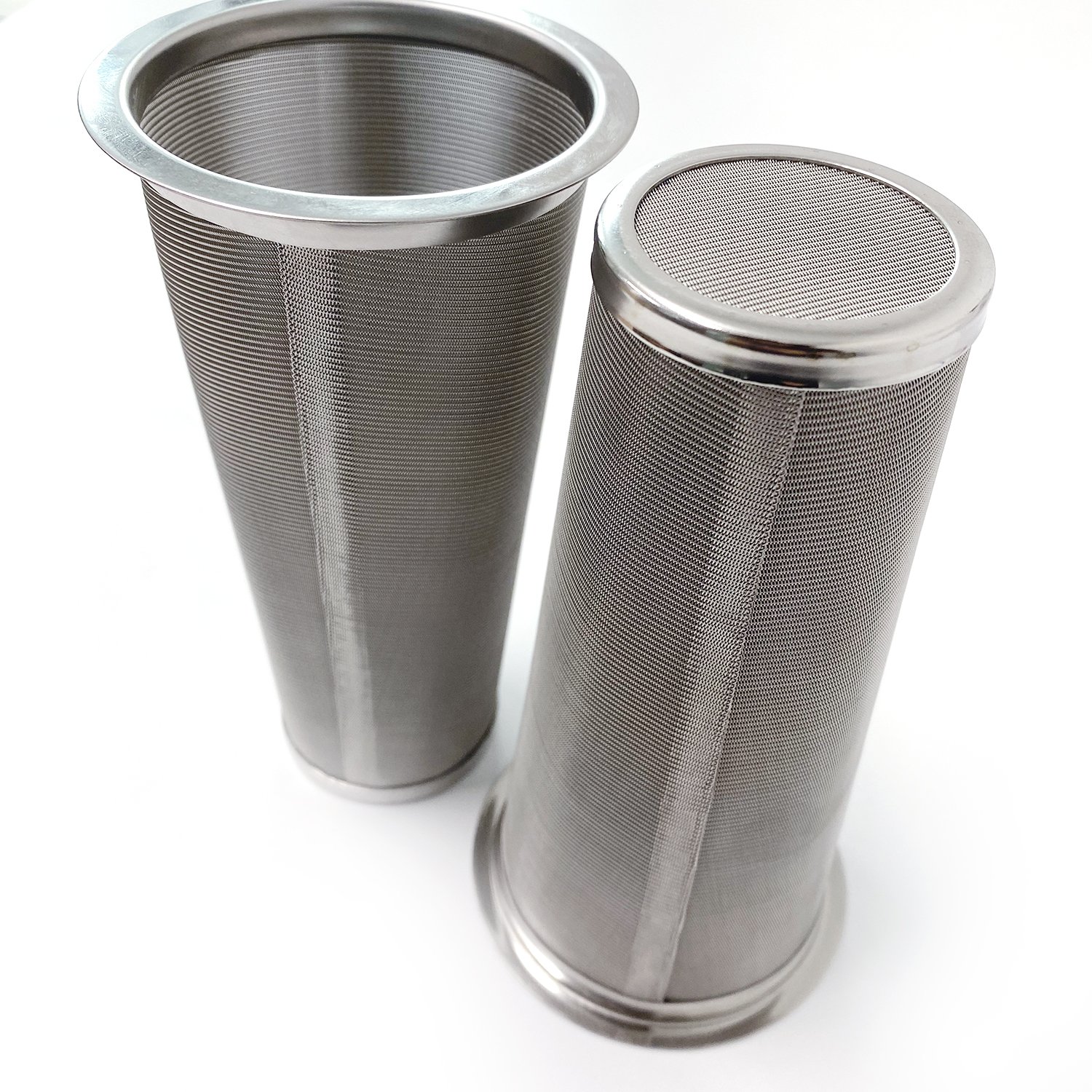 24x110 Mesh 8x15cm 304 Stainless Steel Dutch Wire Mesh Cylinder Cold Brew Coffee Filter