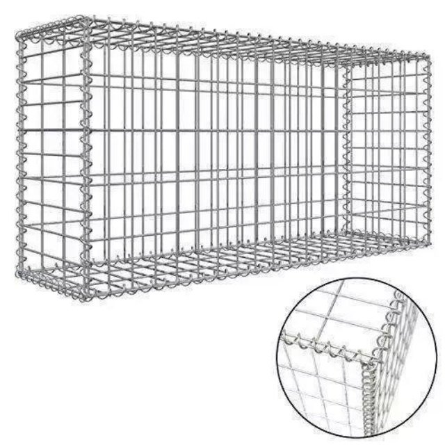 200x100x100 Soudes Gabion Boite Fence Decorative retaining Wall gabion Box For Garden
