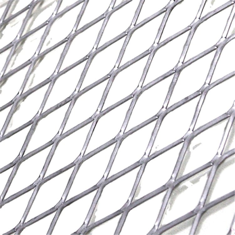 Aluminum Flattened Expanded Metal Sheet Wire Mesh Gutter Protection Mesh Building Facades