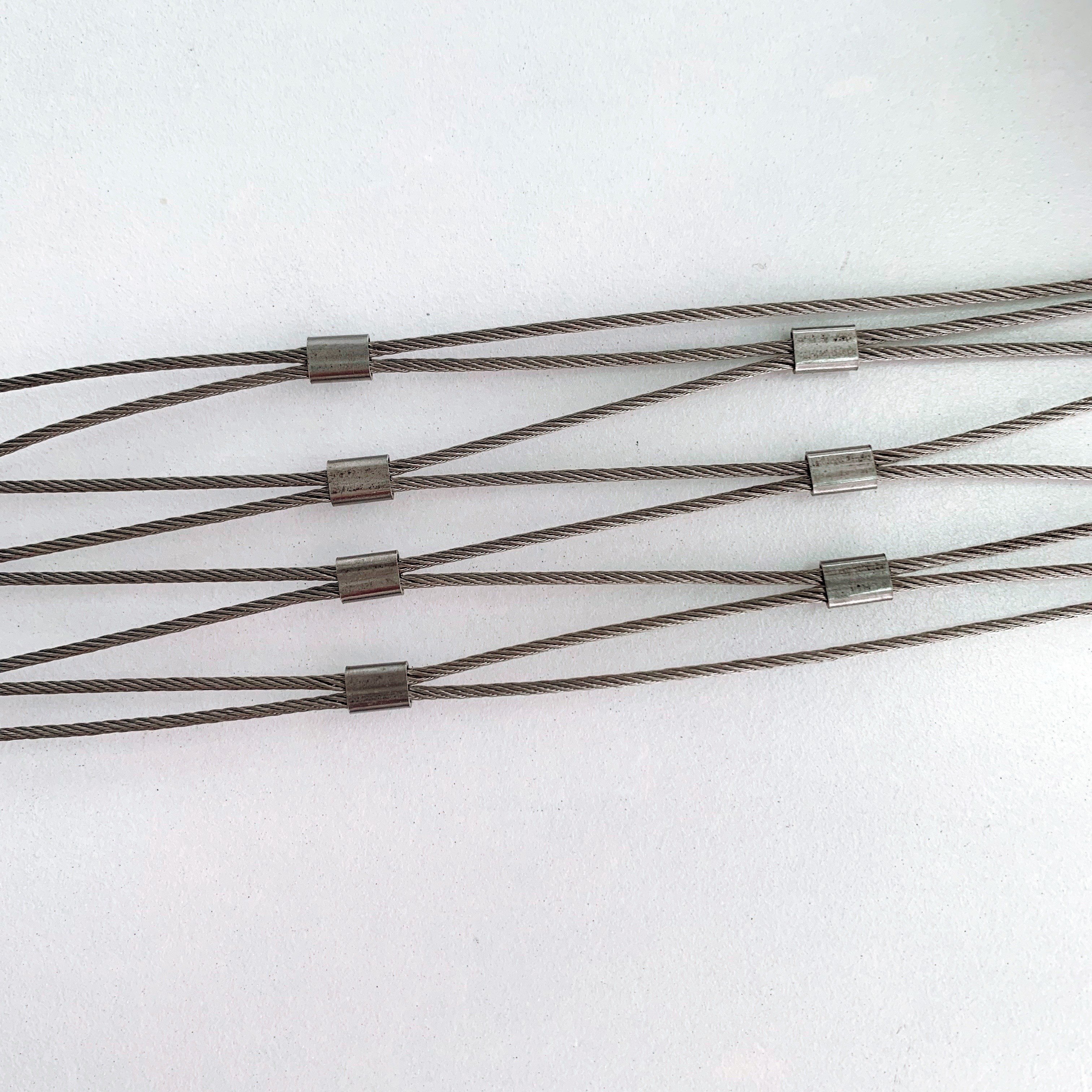 Stainless Steel Wire Rope Mesh For Fencing, Decoration