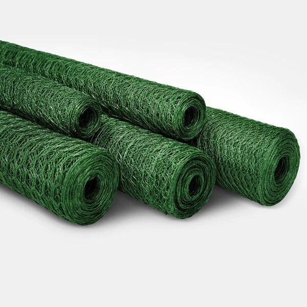 Leadwalking China Steel Poultry Netting Factory Low Carbon Steel Wire Material 10mm Mesh PVC-Coated Hexagonal Wire Netting Mesh