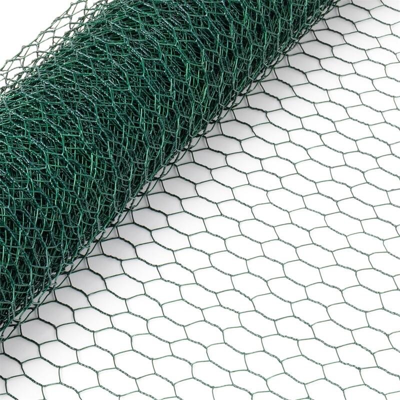 Leadwalking China Steel Poultry Netting Factory Low Carbon Steel Wire Material 10mm Mesh PVC-Coated Hexagonal Wire Netting Mesh