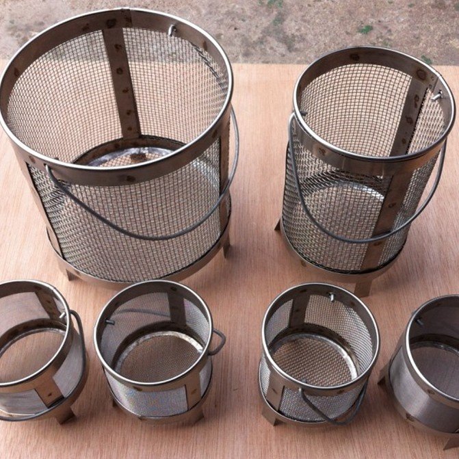 Stainless Steel Basket Mesh for Aggregates Firmness Test