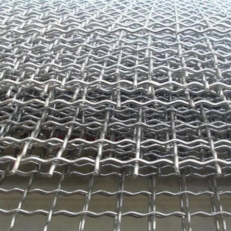 3x3 mesh 304 ss 316 net Woven Metal stainless steel wire crimped mesh
