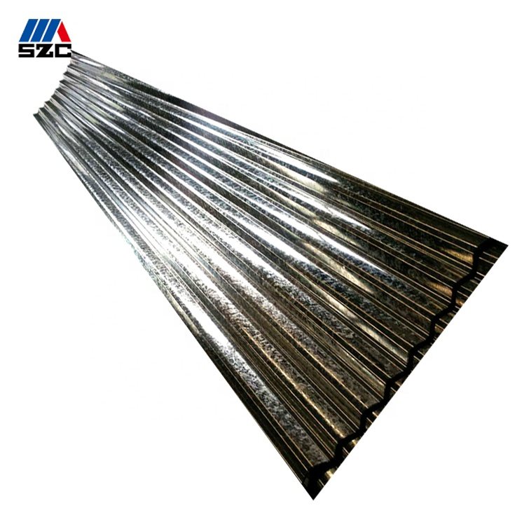 HOT DIPPED Full hard 0.17mm galvanized GI corrugated steel roofing sheet