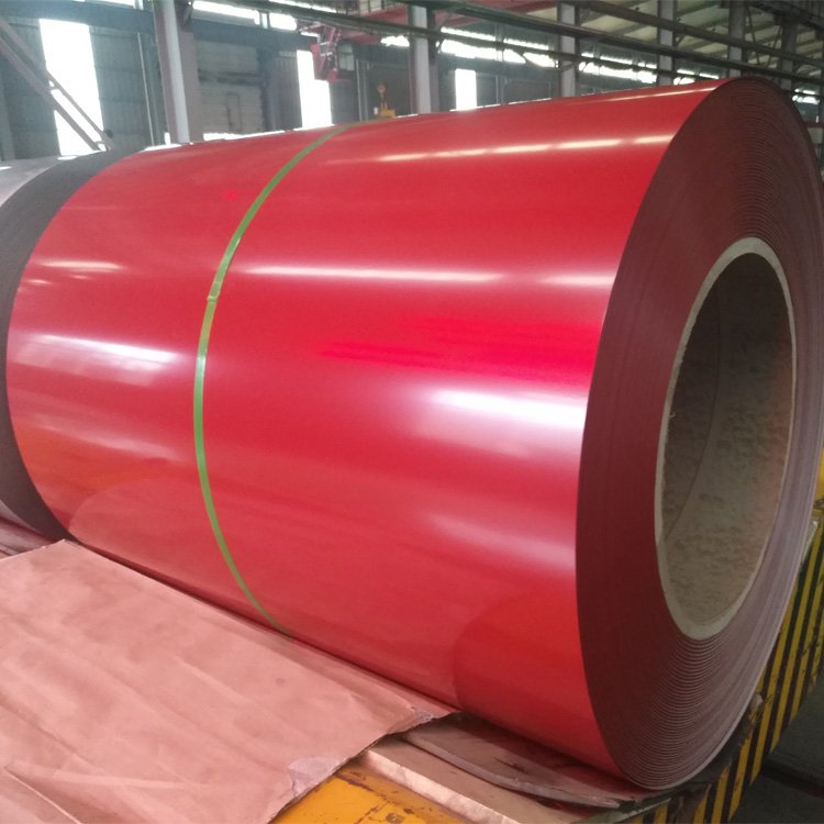 PE PVDF matt white ral9016 prepainted galvanized steel ppgl color coated ppgi steel coil