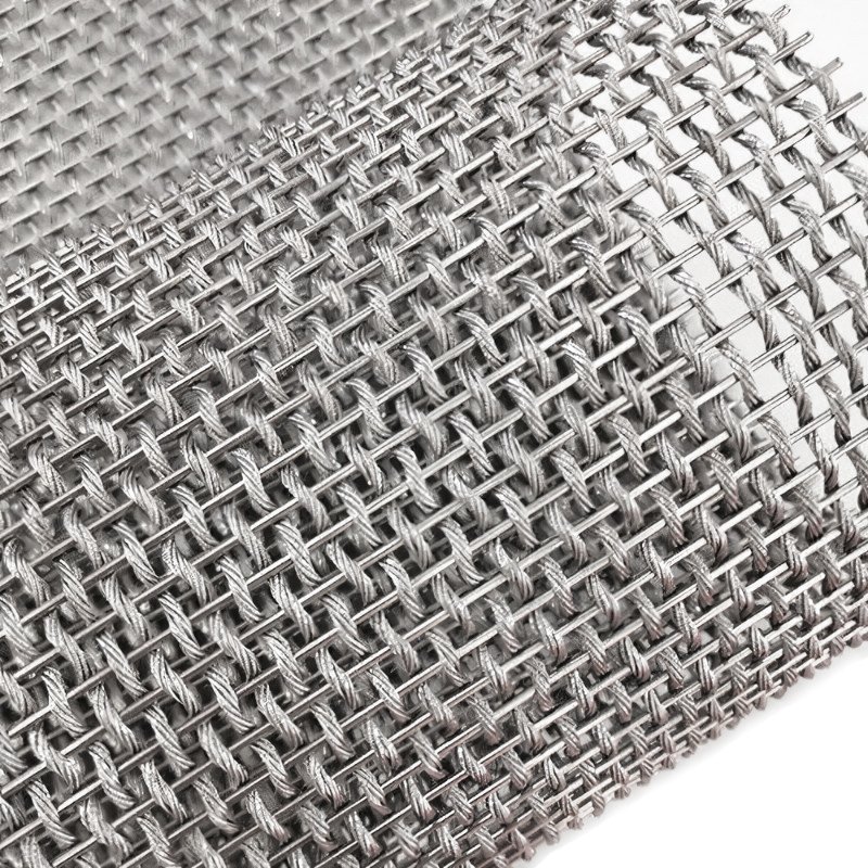 Construction Decoration Mesh Anti-Corrosion Stainless Steel Chainmail Sheet Screen Application Welded Stainless Steel Wire Mesh