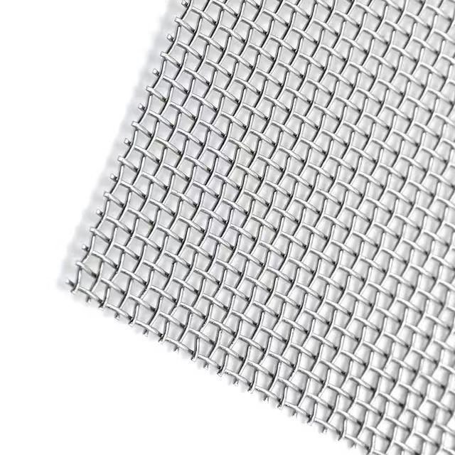 China Supplier Stainless Steel Braided Wire Mesh 316 Stainless Steel Wire Mesh