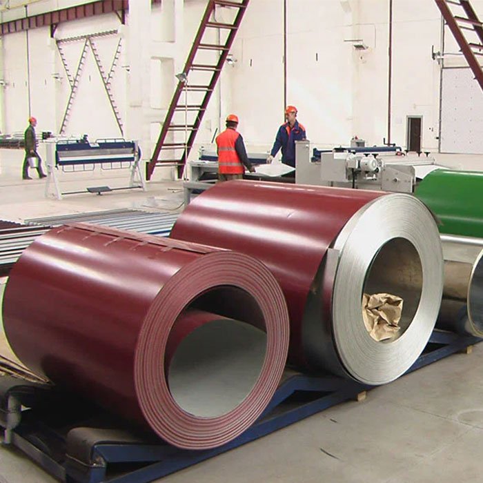 Coil Roof Sheets Colour Coated Galvanized Prepainted Ppgi Steel For 0.5Mm Chocolate 010 Color Price RAL Color 1 Tons