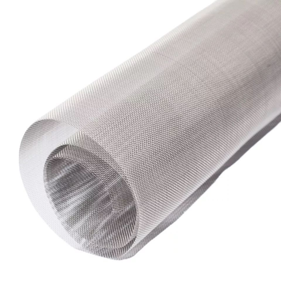 Supply 304 316 316L Stainless Steel Woven Wire Mesh Iron Wire Mesh