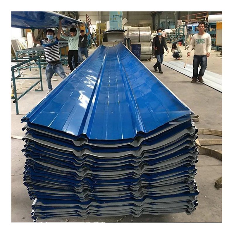 Colorful coated sheet corrugated galvanized steel sheet roof tiles color steel roll plate L/C payment