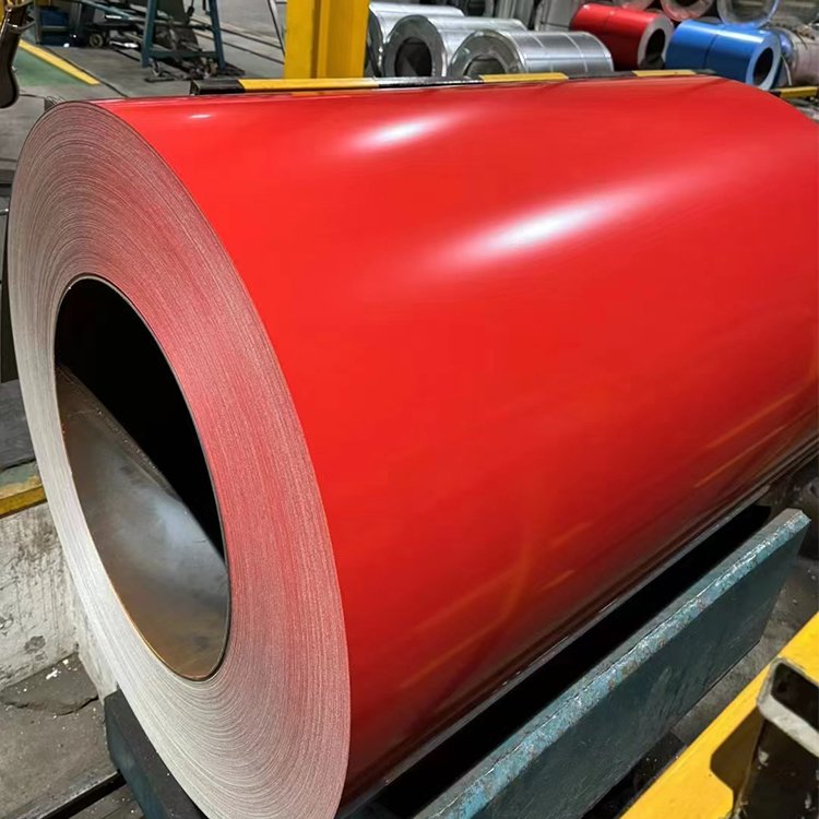 Wood Grain Color Coated Galvanized Strip Coil PPGI Steel Coil for Roofing Sheet
