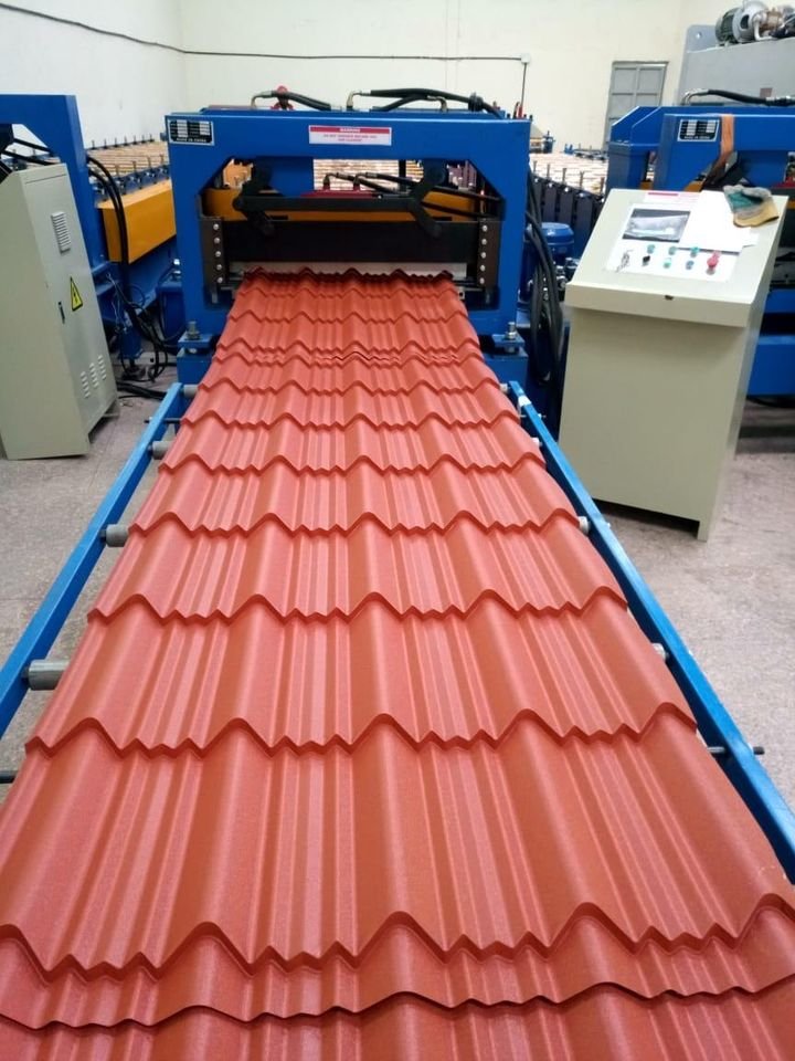Prepainted Ppgi Ppgl Corrugated Galvanized Steel Sheets Color Coated Embossing Metal Roofing Tiles