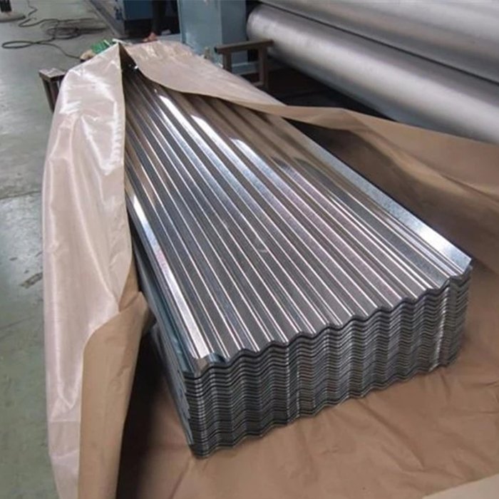 Corrugated Galvanized Steel Sheet 4mm Metal Zinc Roof Panel Steel Siding