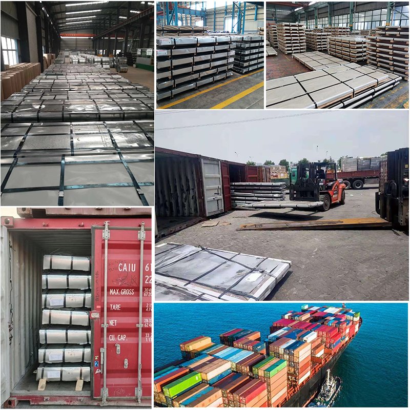 Hot Sales Factory Price SGCC SGCH G550 DX51D Q235 Q355 0.2-0.6mm Thick Hot Dipped Galvanized Steel Plate Sheet