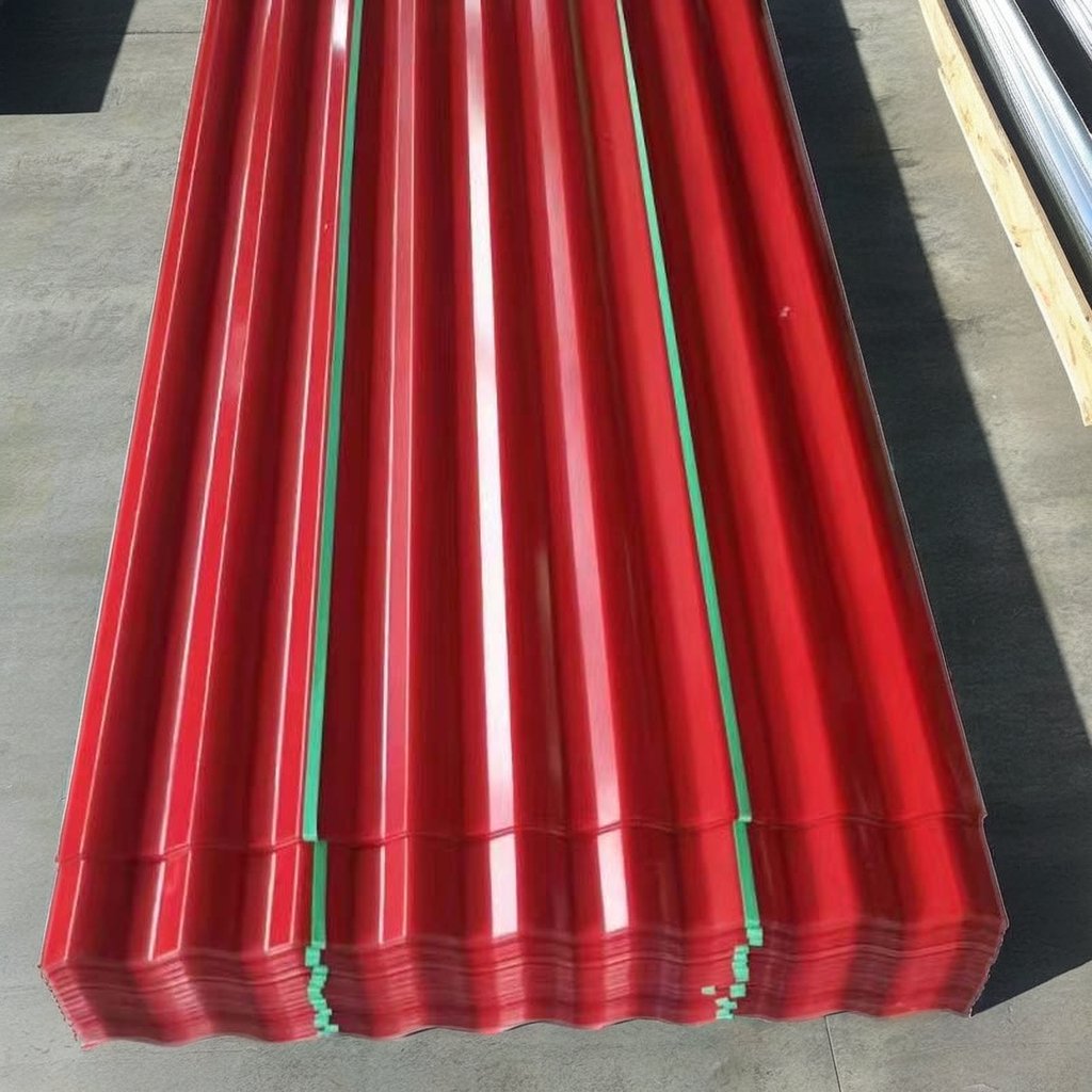 Galvanized Corrugated Steel Roof Tiles Sheet Galvalum Gi Zinc Roofing with Low Price Prepainted Galvanized Steel