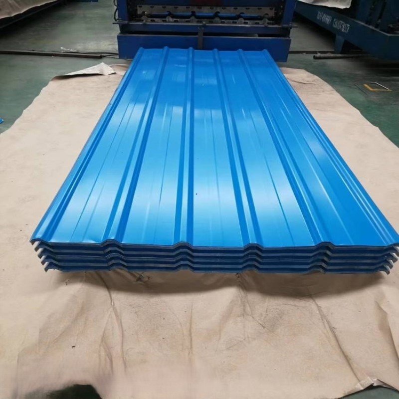 ASTM A653 Dx51d Galvalume Steel Metal Roofing Sheet Z275 Prepainted Galvanized Corrugated Sheet for Cutting Bending Welding