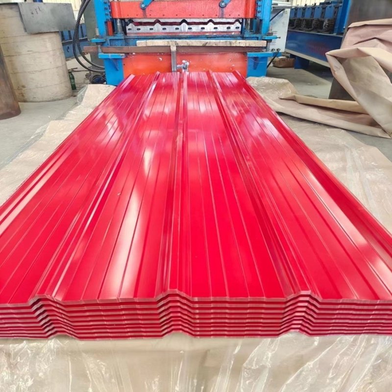 ASTM A653 Dx51d Galvalume Steel Metal Roofing Sheet Z275 Prepainted Galvanized Corrugated Sheet for Cutting Bending Welding