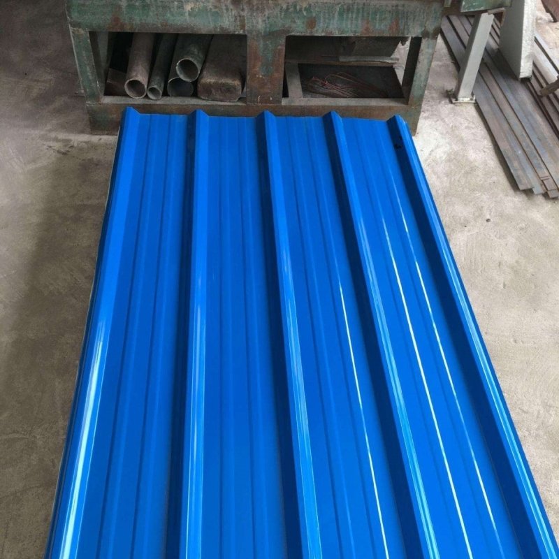 ASTM A653 Dx51d Galvalume Steel Metal Roofing Sheet Z275 Prepainted Galvanized Corrugated Sheet for Cutting Bending Welding