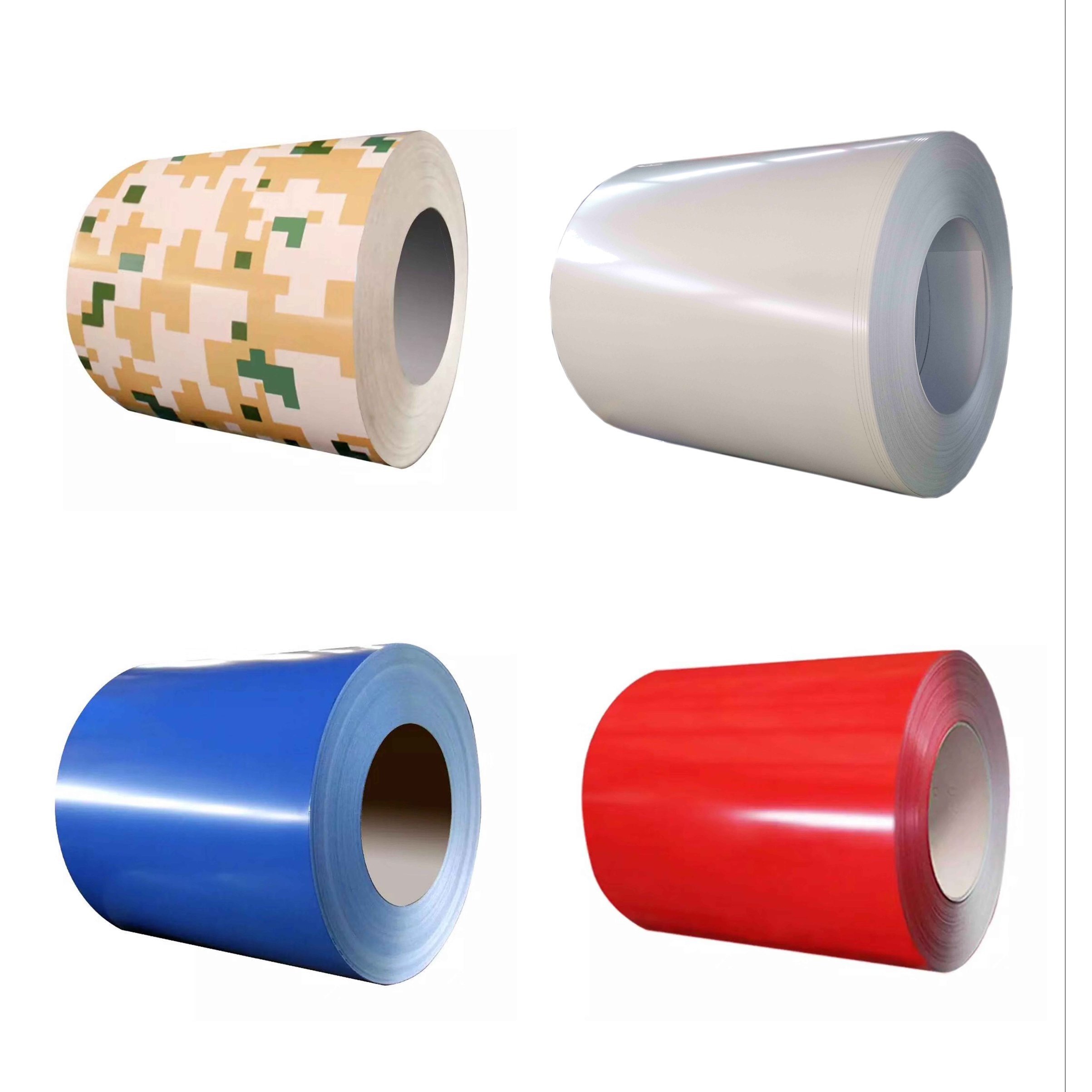 Color Coated Coil Z41-Z60 Bending Welding Construction Industry Mid Hard Prepainted Galvanized Steel Products