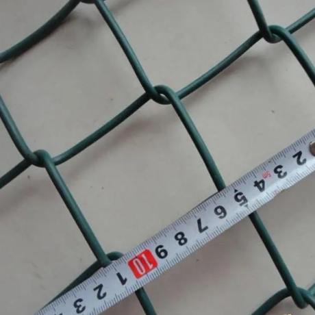 1cm hole size chain link fence, pvc coated wire chain link fence