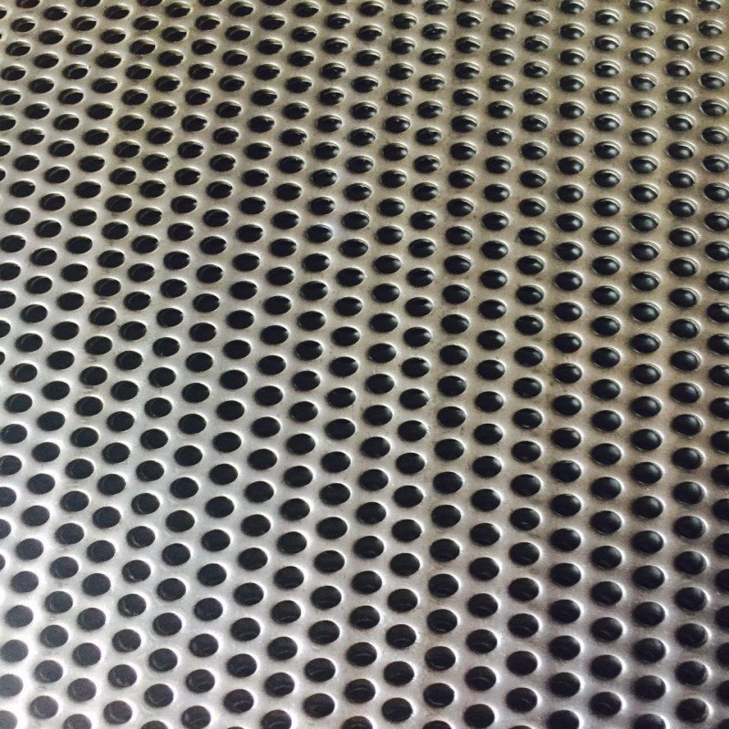 Perforated Architectural Wire Mesh Used as Stair Fencing Perforated Speaker Grille