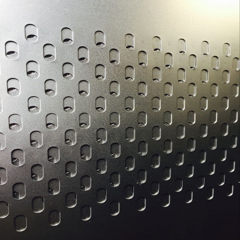 Perforated Architectural Wire Mesh Used as Stair Fencing Perforated Speaker Grille