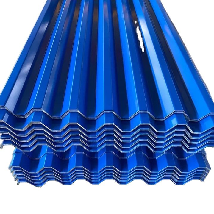 Color Coated Metal Roofing Sheet 0.12-0.3mm Thickness Steel Factory Direct Supply Galvanized Corrugated Iron Steel Sheet