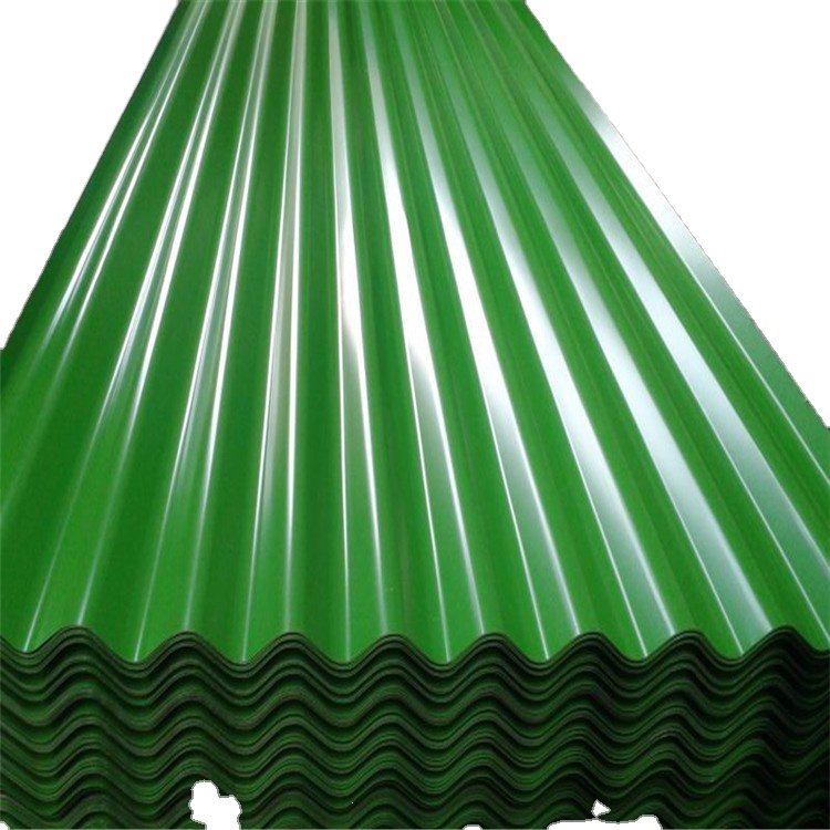 Color coated PPGI PPGL DX51D corrugated galvanized zinc roof sheet 0.2mm thick steel sheet plate