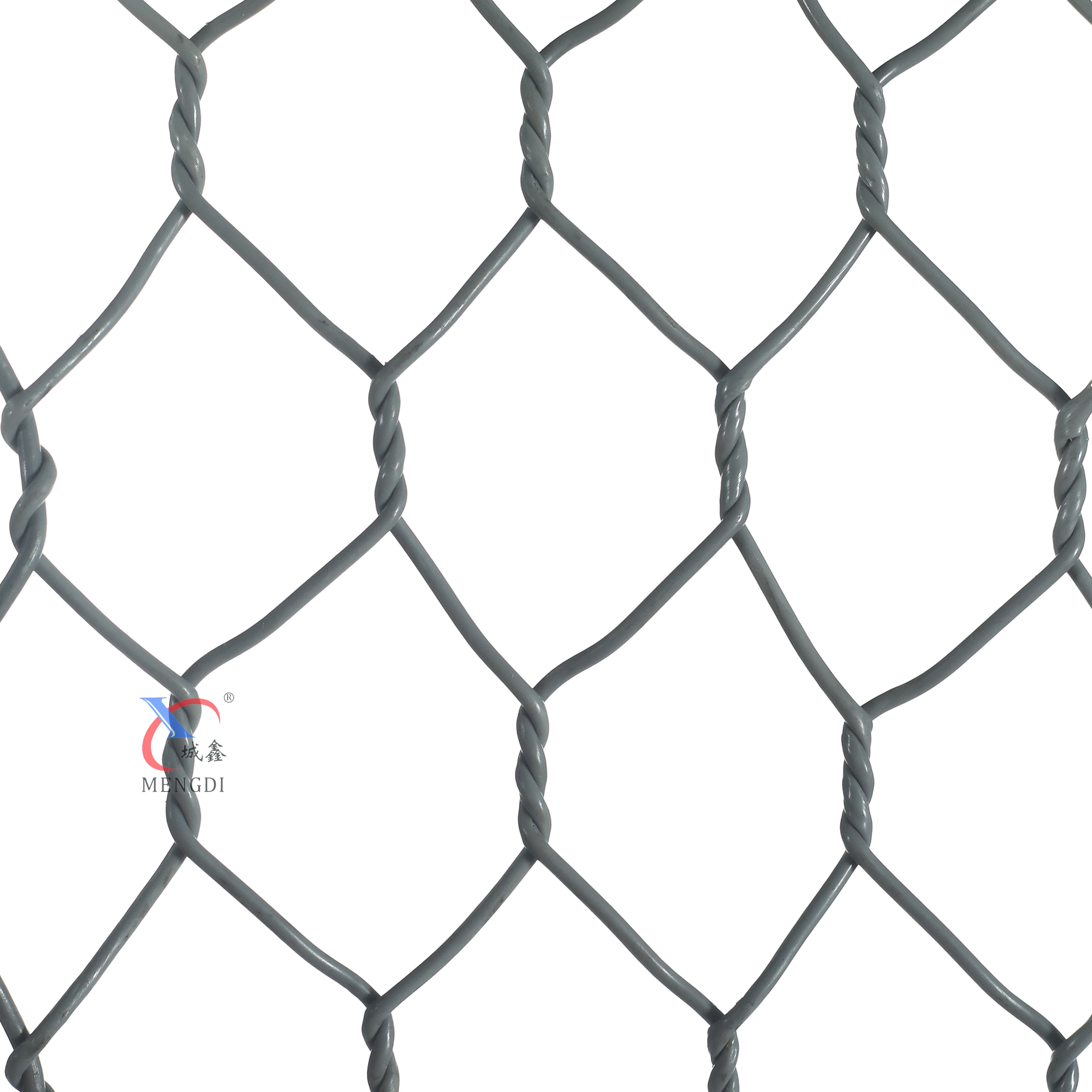 China Quality Supplier Retaining Walls Steel Wire Mesh Gabion Mesh PVC Hexagonal Gabion 1x1x2