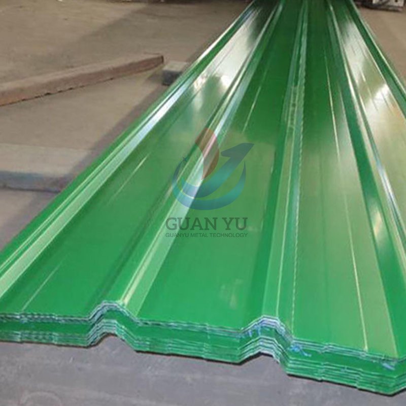 Cheap price hight quality astm color coated galvanized Corrugated steel roofing sheet for wall cladding exterior metal